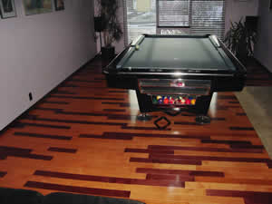 wood subfloor