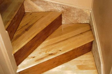 After - Maple treads with fir risers