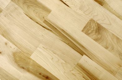 This floor shows the smooth-finished, yet vibrant results of rich-textured, mill-run maple