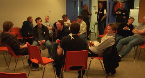 Kletzing in the meeting room