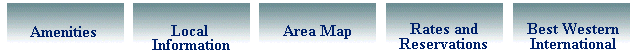 Athabasca Inn Navigation Menu